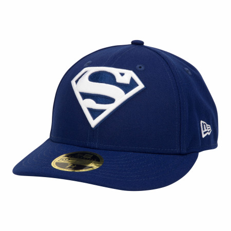 Superman Low Profile Blue New Era 59Fifty Fitted Hat